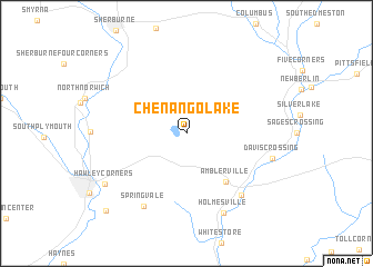 map of Chenango Lake