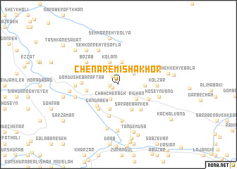 map of Chenār-e Mīshākhor