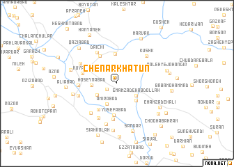 map of Chenār Khātūn