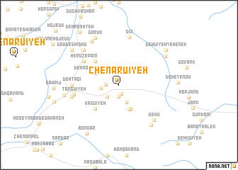 map of Chenārū\