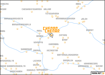 map of Chenār