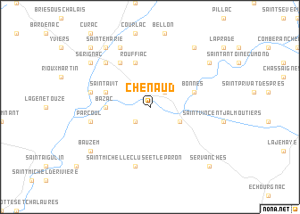 map of Chenaud