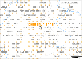 map of Chêne al Pierre