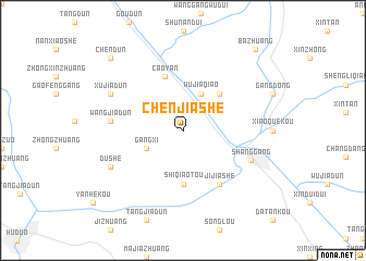 map of Chenjiashe