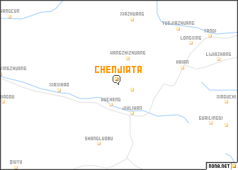 map of Chenjiata