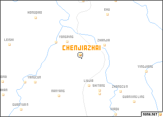 map of Chenjiazhai