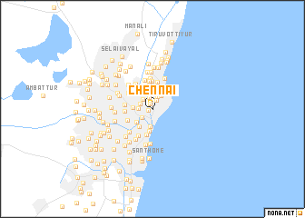map of Chennai