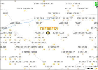 map of Chennegy