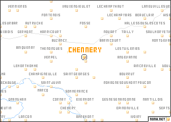 map of Chennery