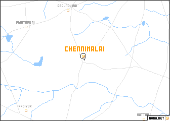 map of Chennimalai