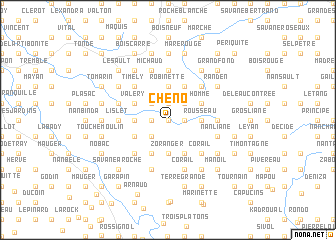 map of Cheno