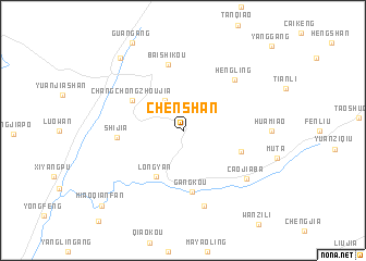 map of Chenshan
