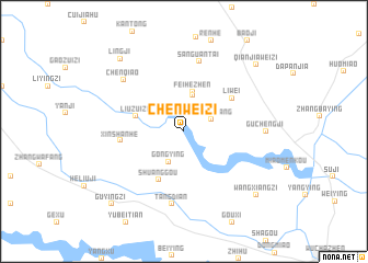 map of Chenweizi