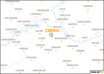 map of Chenxi