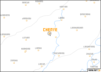 map of Chenye