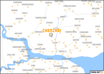 map of Chenzhai