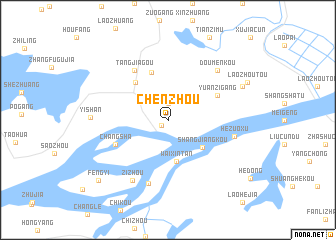 map of Chenzhou