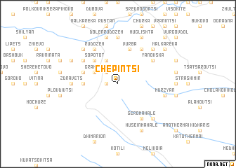 map of Chepintsi