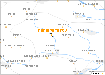 map of Chepizhentsy