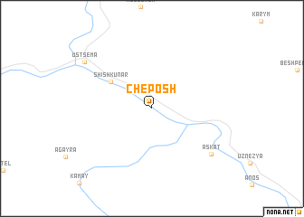 map of Cheposh