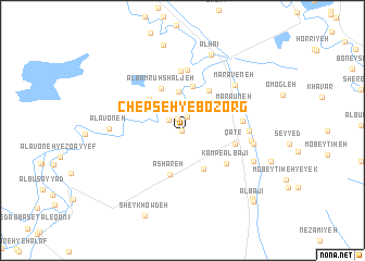 map of Chepseh-ye Bozorg