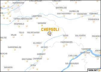 map of Chepsoli