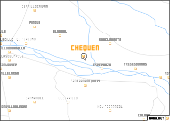 map of Chequén