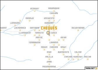 map of Cheques