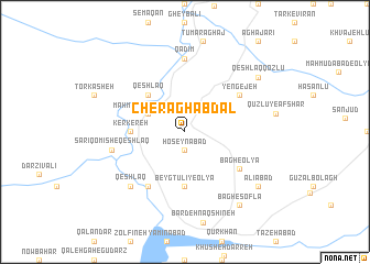 map of Cherāgh Abdāl