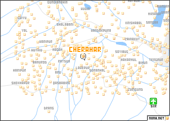map of Cherahār
