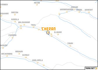 map of Cherān