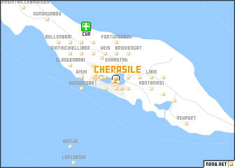 map of Cher Asile