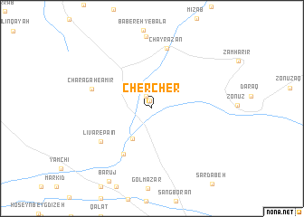 map of Chercher