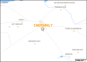 map of Cherdakly