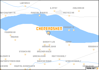 map of Cheremoshenʼ