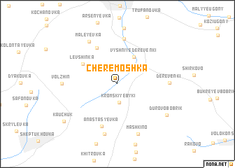 map of Cherëmoshka