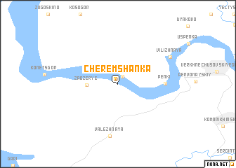 map of Cheremshanka
