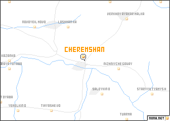 map of Cheremshan
