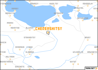 map of Cheremshitsy