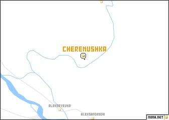 map of Cherëmushka