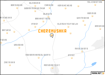 map of Cherëmushka