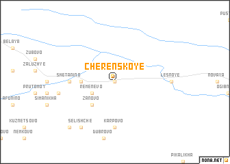 map of Cherenskoye