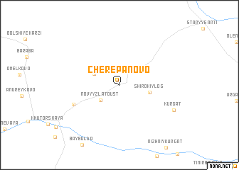 map of Cherepanovo