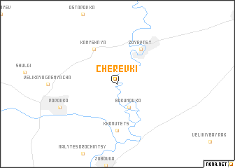 map of Cherevki