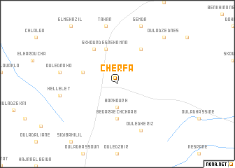 map of Cherfa