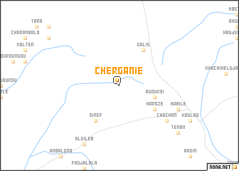 map of Cherganié