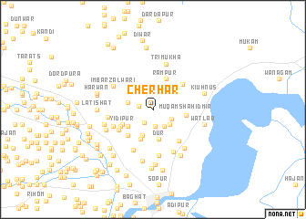 map of Cherhār