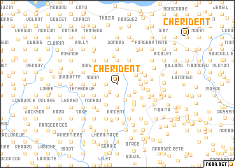 map of Cherident