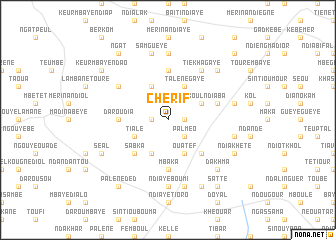 map of Chérif