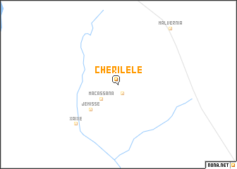 map of Cherilele